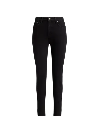 Ralph Lauren High-rise Skinny Jeans In Black