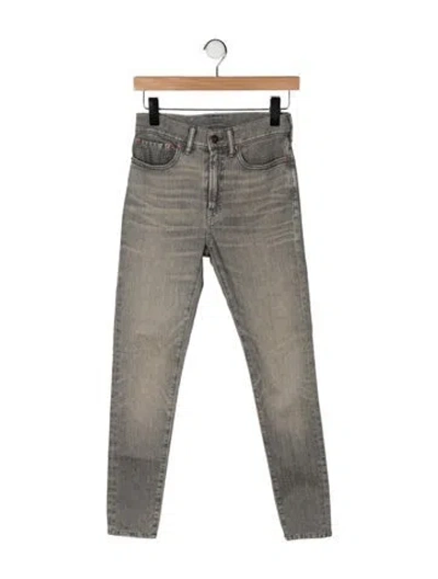 Pre-owned Ralph Lauren High-rise Skinny Leg Jeans In Green