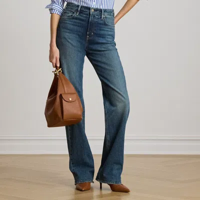 Ralph Lauren High-rise Straight Jean In Haze Wash
