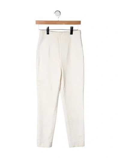 Pre-owned Ralph Lauren High-rise Straight Leg Jeans In Neutrals