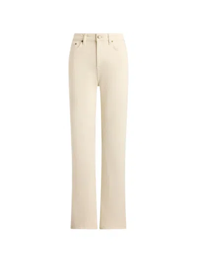 Ralph Lauren High-rise Straight-leg Jeans In White