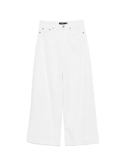 Ralph Lauren High-rise Wide-leg Jeans In White