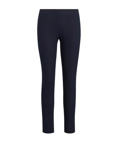 Ralph Lauren Highwaisted Slimfit Cropped Trousers In Black