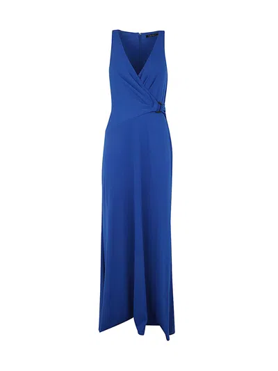 Lauren Ralph Lauren Holidab Sleeveless Gown In Blue