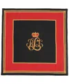 Ralph Lauren Holiday Logo Square Scarf In Red