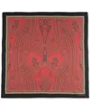Ralph Lauren Holiday Paisley Silk Square Scarf In Red