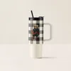Ralph Lauren Holiday Polo Bear Water Bottle & Straw In Multi