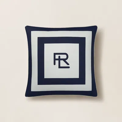 Ralph Lauren Holton Throw Pillow In Navy/white