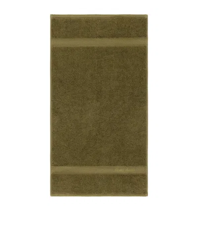 Ralph Lauren Home Cotton Dulaney Guest Towel In Green
