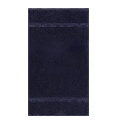 Ralph Lauren Home Cotton Dulaney Guest Towel In Blue