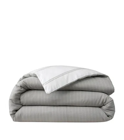 Ralph Lauren Home Cotton Kerrigan  Duvet Cover In Gray