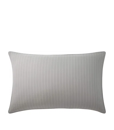 Ralph Lauren Home Cotton Kerrigan King Oxford Pillowcase In Gray
