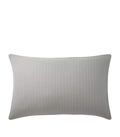 Ralph Lauren Home Cotton Kerrigan  Oxford Pillowcase In Gray
