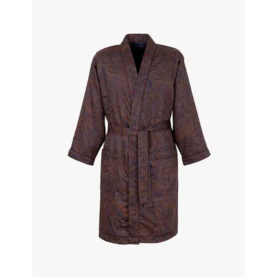 Ralph Lauren Doncaster Robe In Jewel