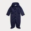 Polo Ralph Lauren Hooded Barn Bunting In Newport Navy