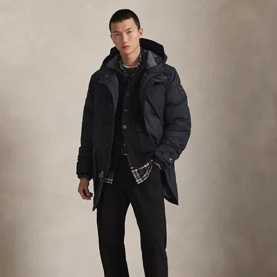 Ralph Lauren Hooded Down Parka In Black