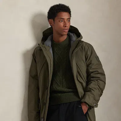 Ralph Lauren Hooded Down Parka In Green