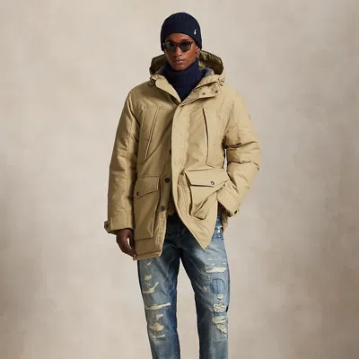 Ralph Lauren Hooded Down Parka In Neutral