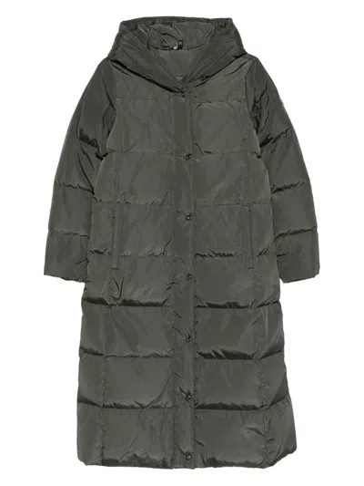 Ralph Lauren Hooded Insulated Coat In Gray