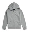 Polo Ralph Lauren Kids' Hooded Sweater In Grey