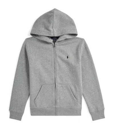 Polo Ralph Lauren Kids' Hooded Sweater In Grey