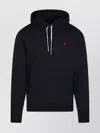 Ralph Lauren Hooded Sweatshirt Drawstring Hood In Black
