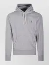 Ralph Lauren Hooded Sweatshirt Kangaroo Pocket In Gray