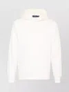Ralph Lauren Hooded Sweatshirt With Drawstring And Pouch In White