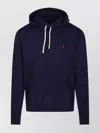 Ralph Lauren Hooded Sweatshirt With Drawstring Kangaroo Pocket In Blue