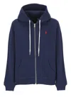 Ralph Lauren Hoodie With Pony In Blue
