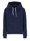 Ralph Lauren Hoodie With Pony In Blue