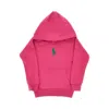 Ralph Lauren Hoody With Logo Embroidery Kids In Pink