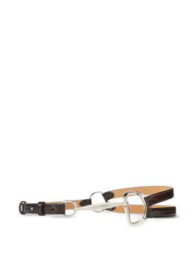 Ralph Lauren Horse Bit-inspired Buckle Belt In Multi