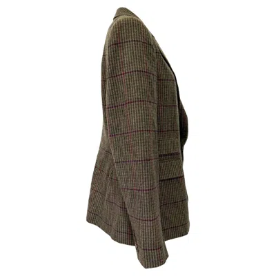 Ralph Lauren Houndstooth Jacket In Multicolor Wool
