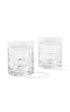 Ralph Lauren Hudson Double-old-fashioned Gift Set In Transparent