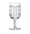 Polo Ralph Lauren Hudson Plaid Iced Beverage Glass In Clear
