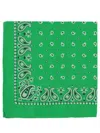 Ralph Lauren Icons Bandna-scarf-square In Green
