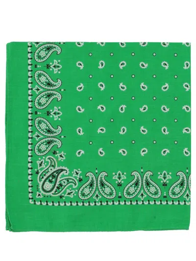 Ralph Lauren Icons Bandna-scarf-square In Green