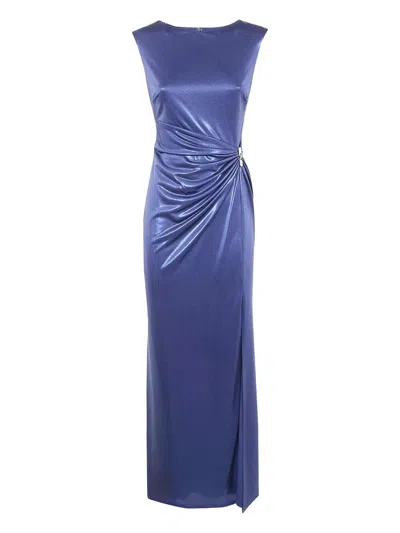 Ralph Lauren Ilianne Sleeveless Gown In Blue