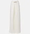 Ralph Lauren Imann Pleated Linen Wide-leg Pants In White