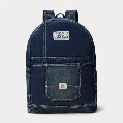 Ralph Lauren Indigo Canvas Backpack In Indigo