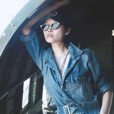 Ralph Lauren Indigo Denim Coverall In Whitmore Wash