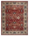 Ralph Lauren Ines Lrl1293c Red Beige Area Rug In Red