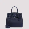 RALPH LAUREN INK SOFT RICKY GRAINED LEATHER BAG