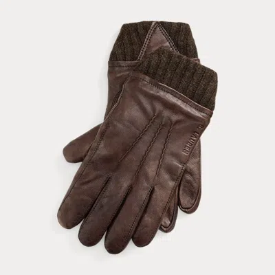 Ralph Lauren Insulated Burnished Sheepskin Gloves