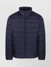 Ralph Lauren Insulated Jacket With High Collar And Pockets In Blue