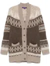 RALPH LAUREN INTARSIA-KNIT CARDIGAN