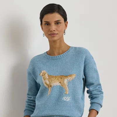 Ralph Lauren Intarsia-knit Golden Retriever Sweater
