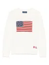 Polo Ralph Lauren Logo-embroidered Cotton Jumper In White