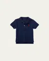 Polo Ralph Lauren Interlock Polo Knit Shirt In Refined Navy